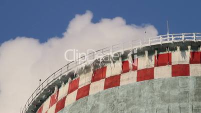 cooling tower of power station