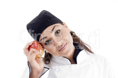 beautiful female chef