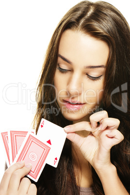 Poker Dealer Frau Poker Dealer Frau
