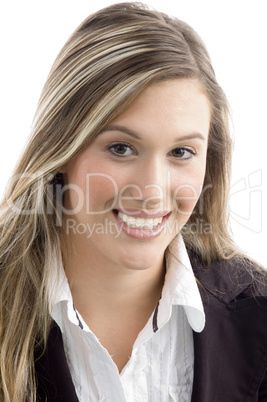 portrait of smiling woman