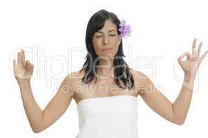 woman showing ok sign