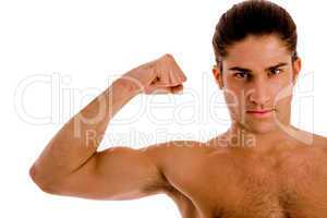 portrait of muscular male