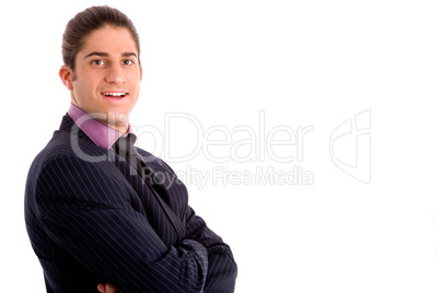 portrait of smiling businessman