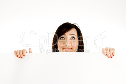 girl holding placard