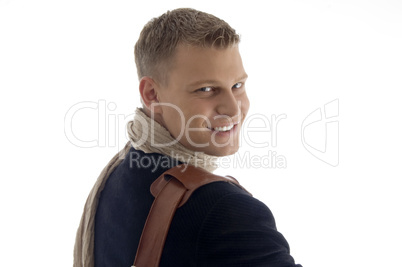 portrait of smiling young male