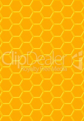 background in the form of honeycombs