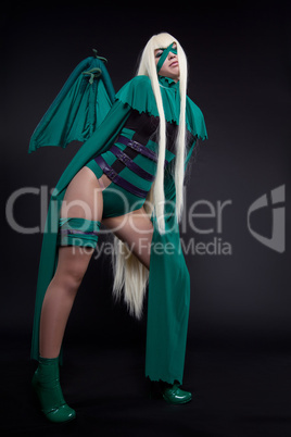 green fury cosplay costume anime character