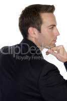 young businessman posing