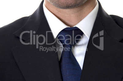 businessman suit with tieknot