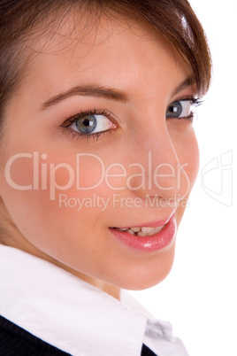 close view of businesswoman