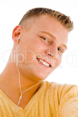 portrait of smiling young man