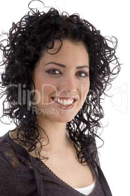 beautiful smiling female