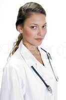 portrait of medical professional with stethoscope