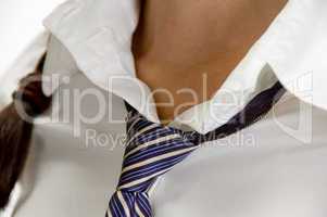 businesswoman tie