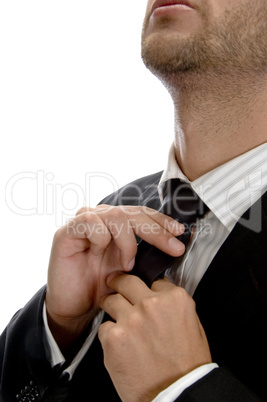 businessman wearing tie