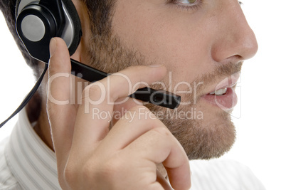 businessman busy in communicate
