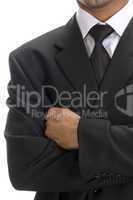 front view of well dressed businessman