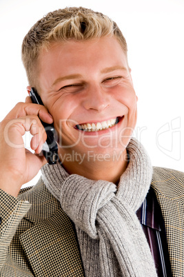 man dealing on phone call