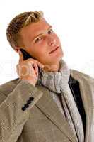 professional person busy on phone call