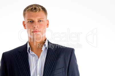 portrait of caucasian male looking you