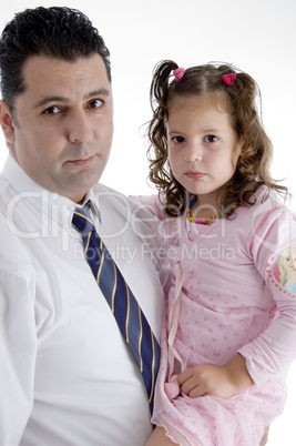 father with his daughter