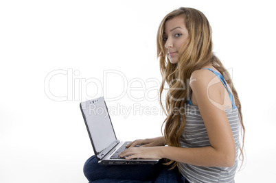 girl working on notebook girl working on notebook