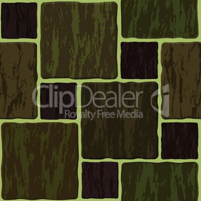 Seamless texture of different colors stonewall tile