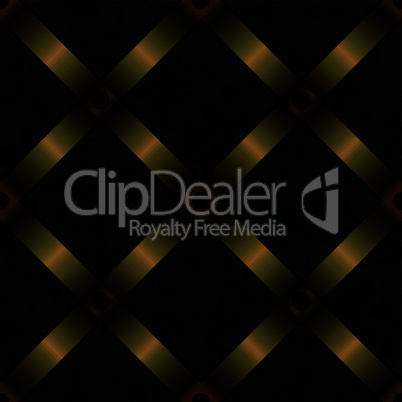 vector upholstery background with gold ribbon seamless