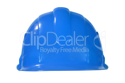 Blue hard hat