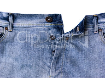 Unbuttoned jeans