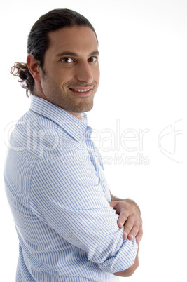 handsome young guy posing and looking at camera handsome young guy posing and looking at camera