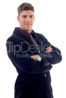 portrait of handsome young businessman