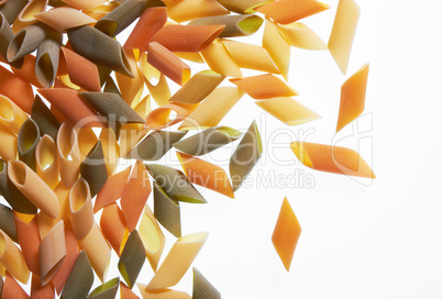 close up of a italian pasta