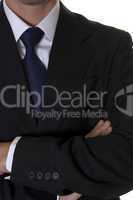 businessman with hands crossed