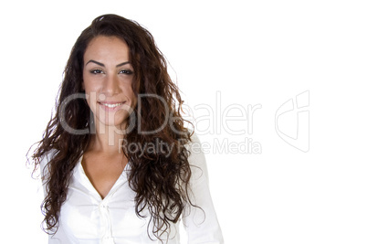 portrait of smiling lady