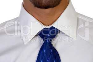 close up of tie