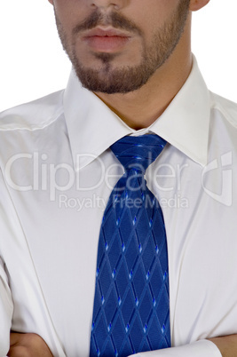 close up of man's tie