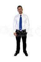 standing young businessman