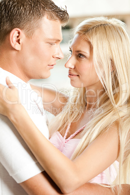 Young couple in love