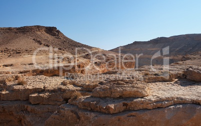 Desert canyon in Israel