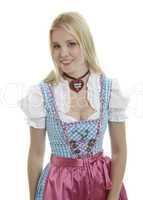 Woman in Dirndl with necklace