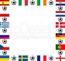 Rahmen Fußball Europameisterschaft 2012