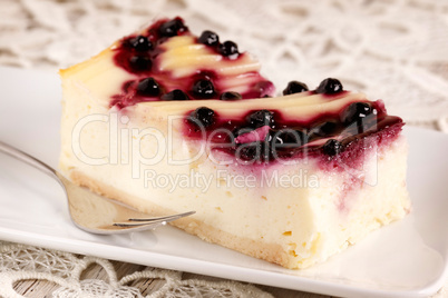 Heidelbeer Käsekuchen - Blueberry Cheese Cake