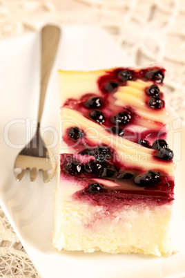 Heidelbeer Käsekuchen - Blueberry Cheese Cake