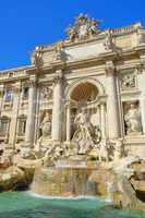 Rom Trevi Brunnen - Rome Trevi Fountain 02