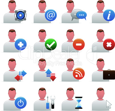 Vector user icons