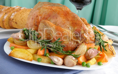 Roasted Chicken with Vegetables