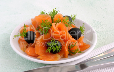 Appetizer of Salmon