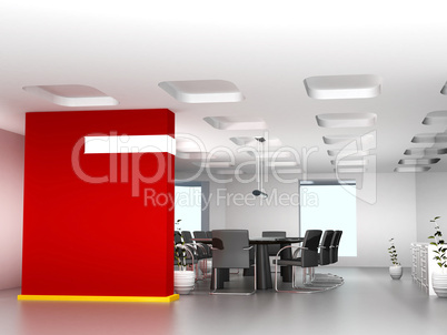 Business meeting room in office with modern decoration