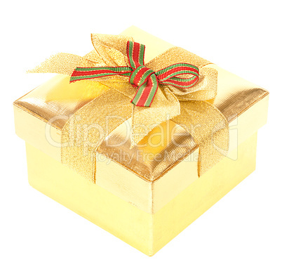 Gold gift box